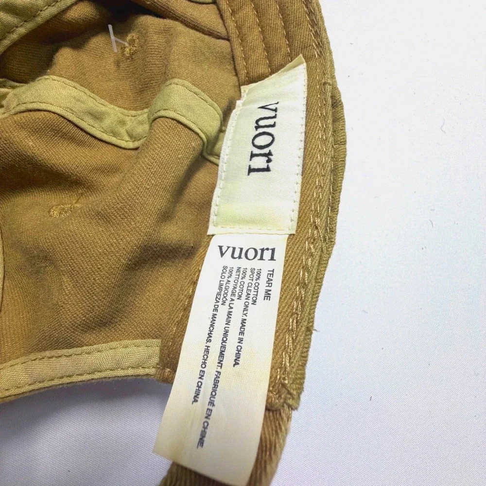 Vuori Ball Cap Camel Tan Unisex One Size Adjustable Cotton Hat NWT